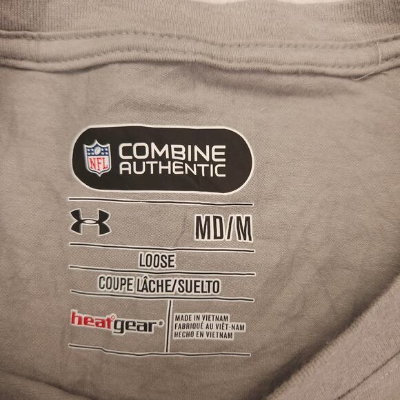 NFL Philadelphia Eagles Graphic Football T-Shirt Mens Size Medium M Gray - Picture 3 of 10